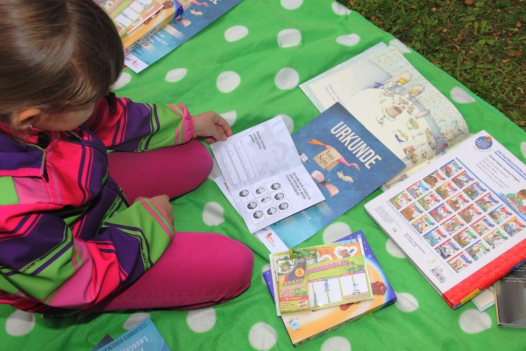 Lesesommer Urkunde Lesepass