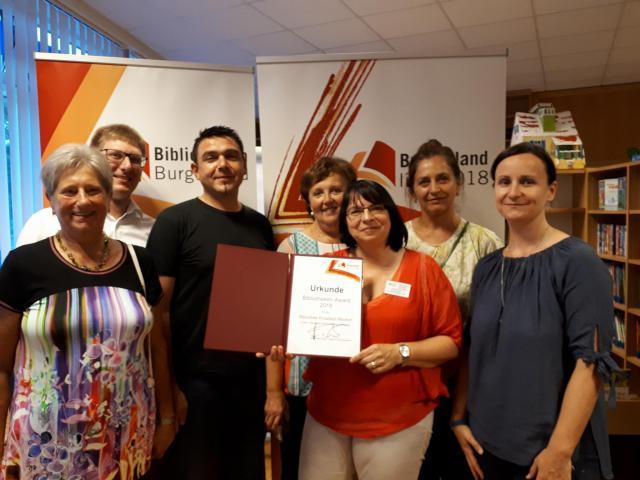 Bibliothekenaward: 2019 Team der Bibliothek Kroatisch Minihof